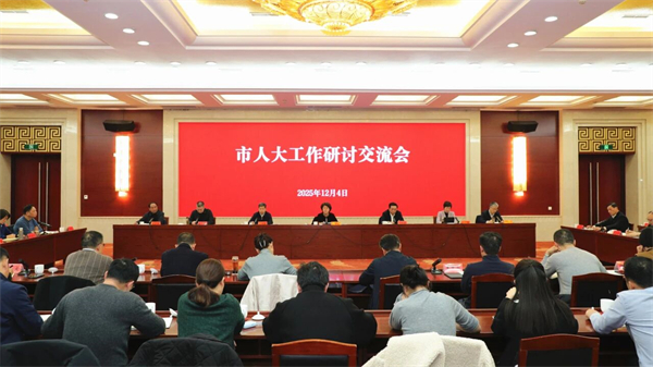 为实现“十五五”良好开局作出人大贡献丨市人大工作研讨交流会召开